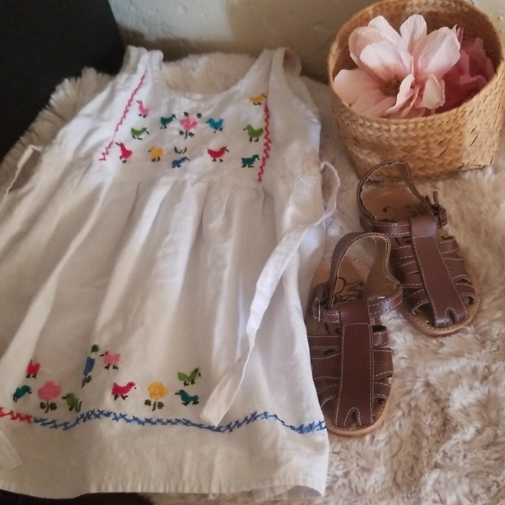 Hispanic Heritage dress w/ sandals